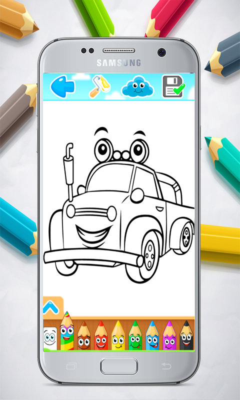 Cars Coloring Pages截图3