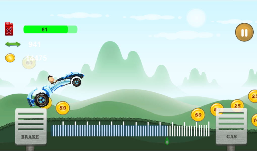 Upin Supercar Hill Climb截图1