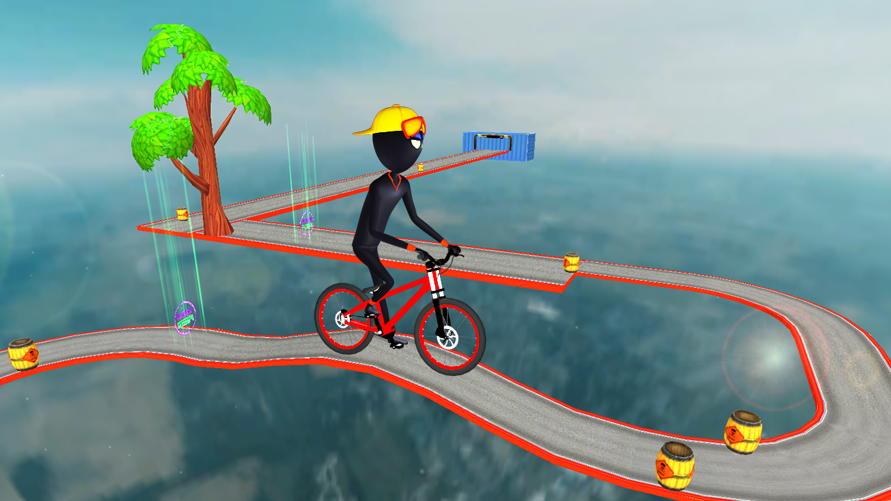 Stickman BMX Stunts截图4