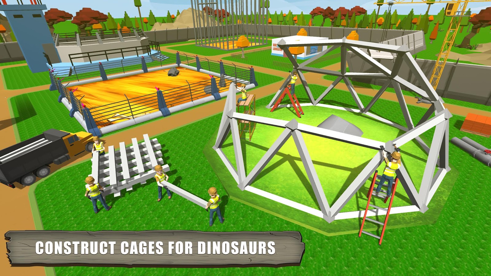 Jurassic Dinosaur Park Craft: Dino World截图2