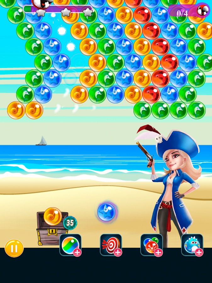 Pirate Bubbles - Macaw Rescue截图1