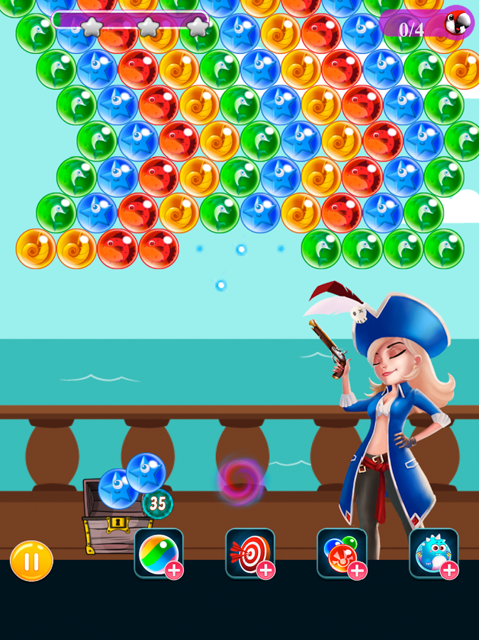 Pirate Bubbles - Macaw Rescue截图3