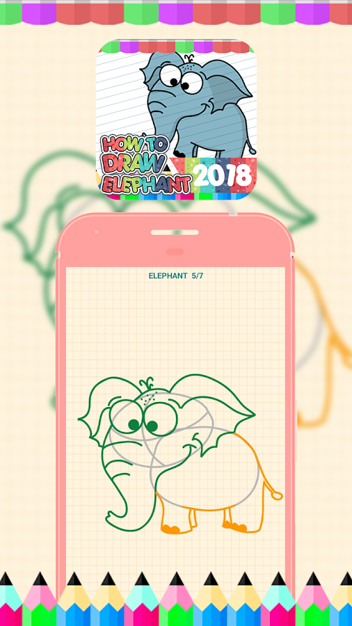 How To Draw Elephant 2018截图1