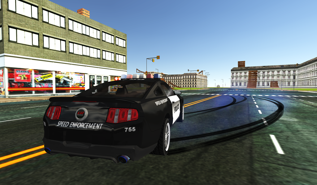 Police Car Drift Driving Simulator截图1