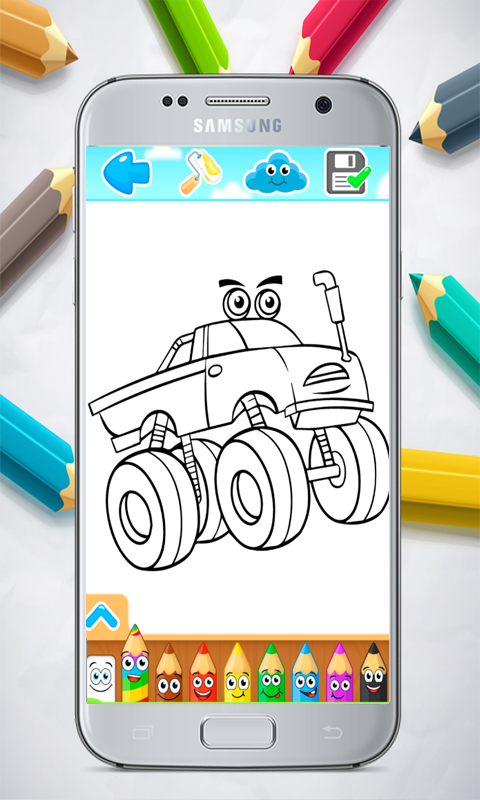 Cars Coloring Pages截图4