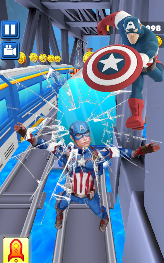 Avengers Run: Spiderman, Ironman Game截图4