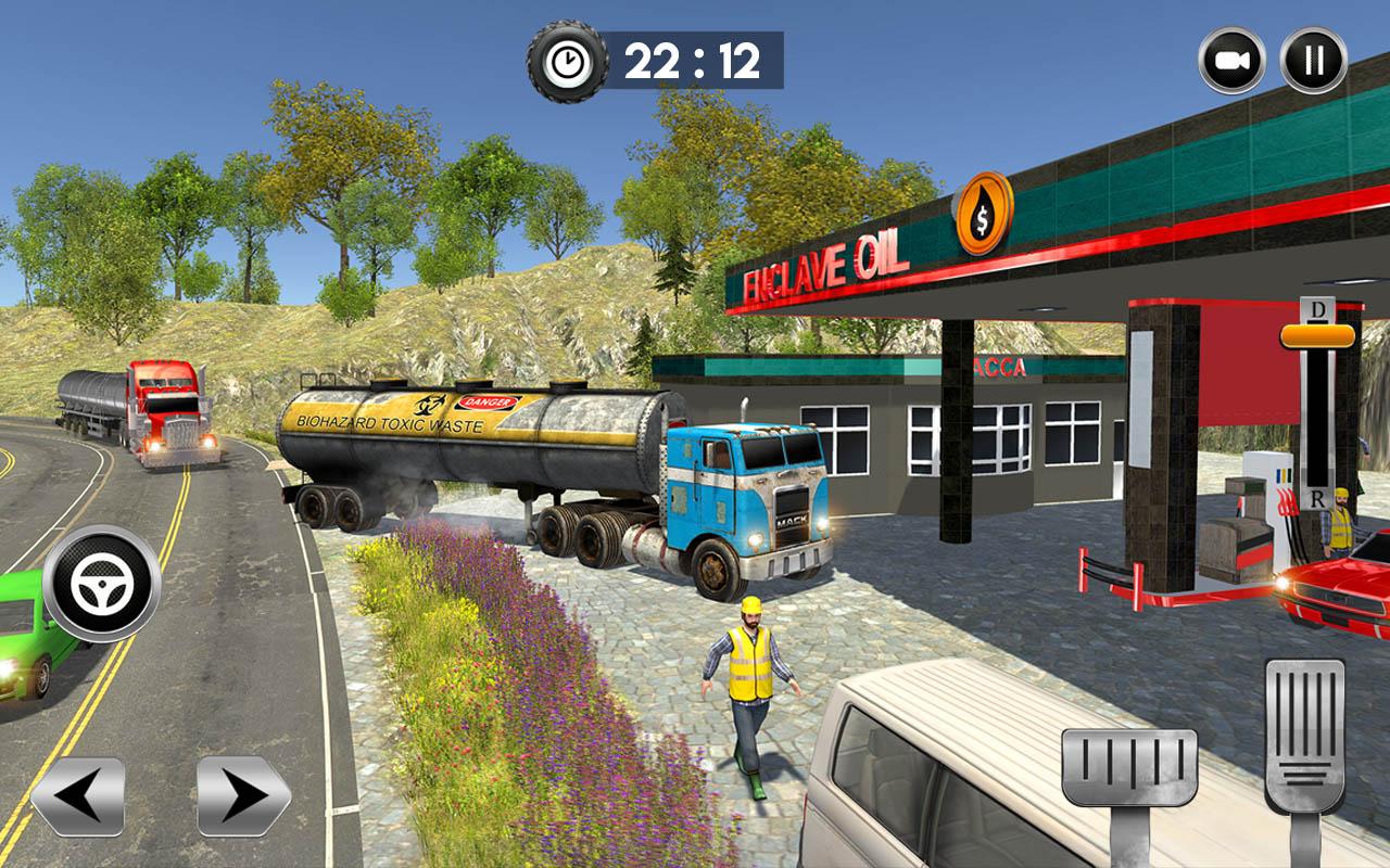 Oil Tanker Truck Transporter Simulator: Hill Cargo截图5