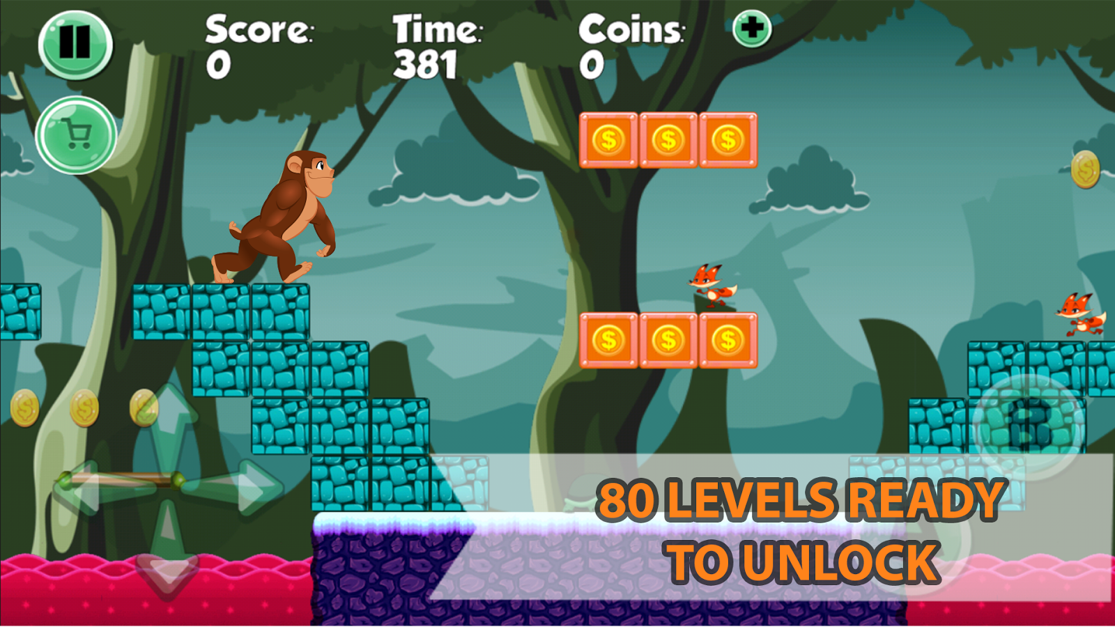 Super Monkey Jump Jungle Adventure截图3