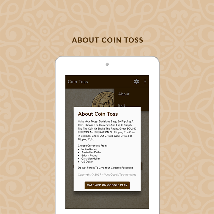 Coin Toss - Simple Coin Flip Simulator截图3