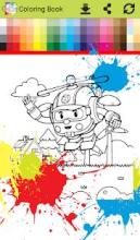 Coloring book : Robot Car Police截图2