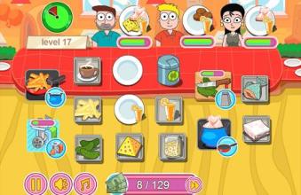 Cook dinner restaurant game截图1