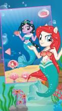 Sea Pony Princess Dress Up Game截图2