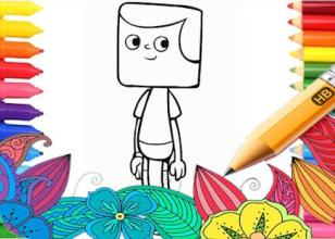 Clarence coloring game截图2