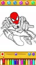 The amazing coloring book for Spider Man截图1