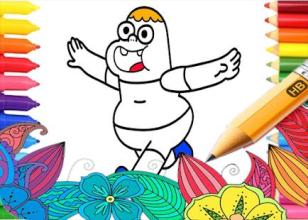 Clarence coloring game截图4