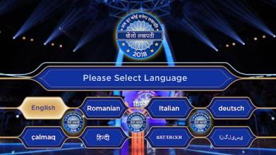 Millionaire 2018 Quiz-Crorepati Hindi/English 2018截图3