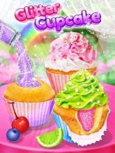 Glitter Cupcake - Trendy & Sparkly Desserts Food截图1