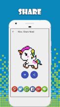 Pixel Unicorn - Sandbox Color by Number截图1