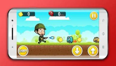 Shooter Mr Bean The Soldierman Adventures Game截图2