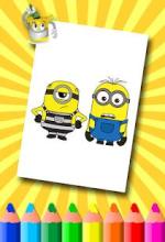 Minion Coloring Pages截图2