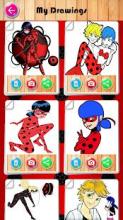 coloring ladybug et chat noir miraculou截图1