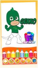 coloring PJ heroes Masks game截图2