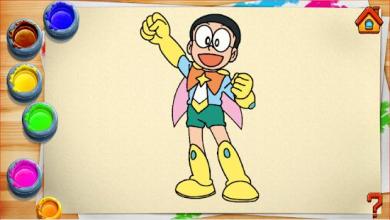 Coloring Nobita Superhero截图5