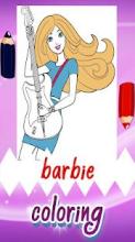 Coloring Game for Barbie截图1