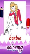 Coloring Game for Barbie截图3