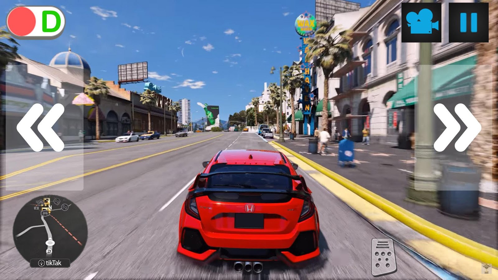 City Driver Honda Civic Simulator截图3