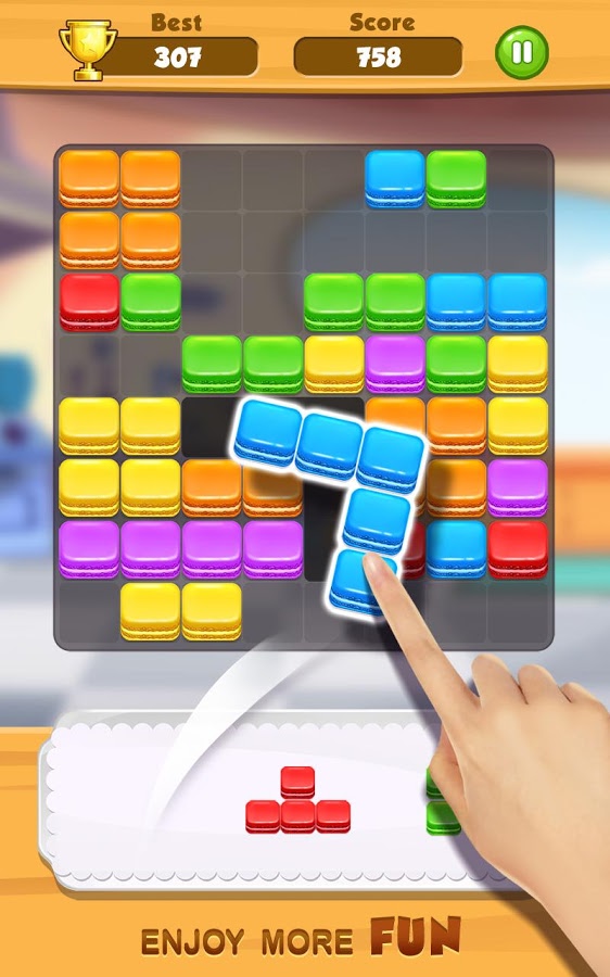 Tasty Block Puzzle - Fun puzzle game with blocks截图3