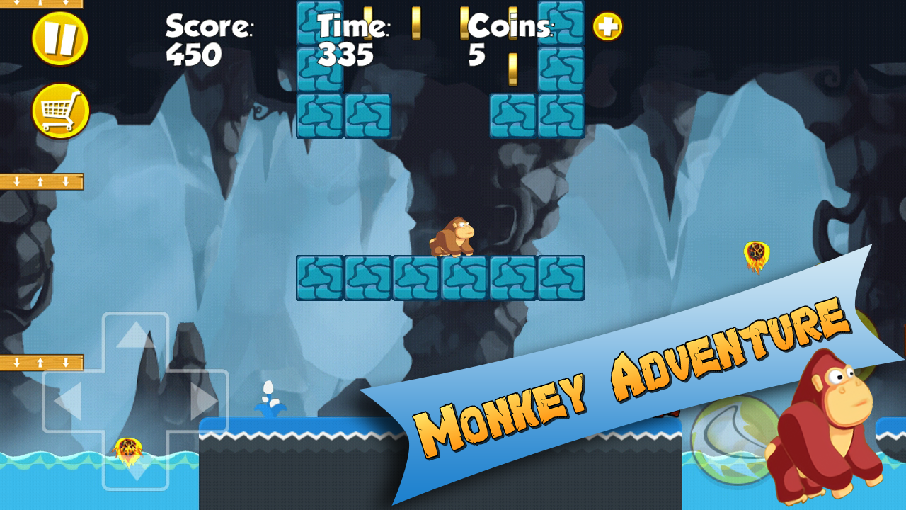 Monkey Adventure Run截图2