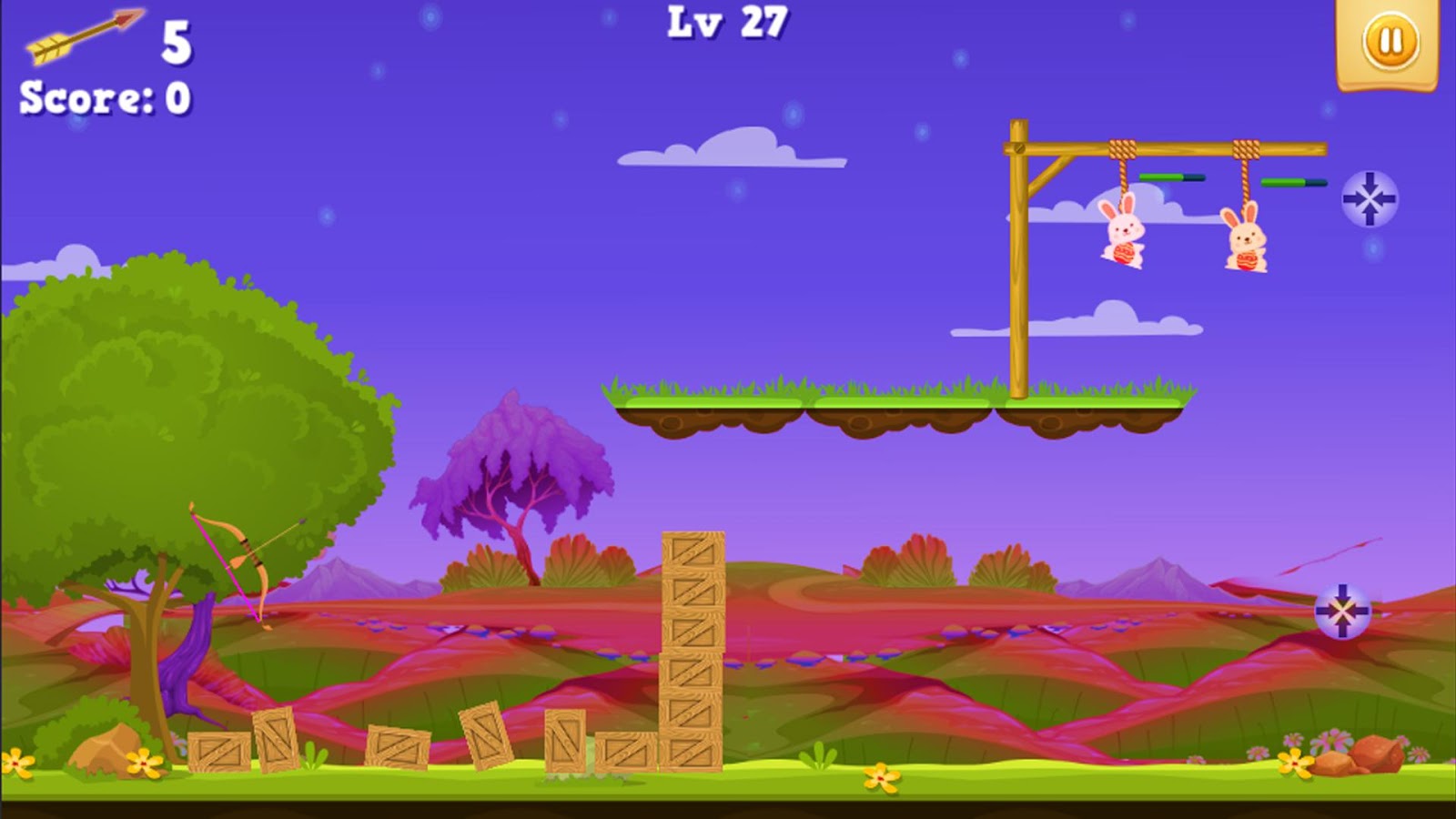 Bunny Shooter - Funny Archery Bow And Arrow Game截图4