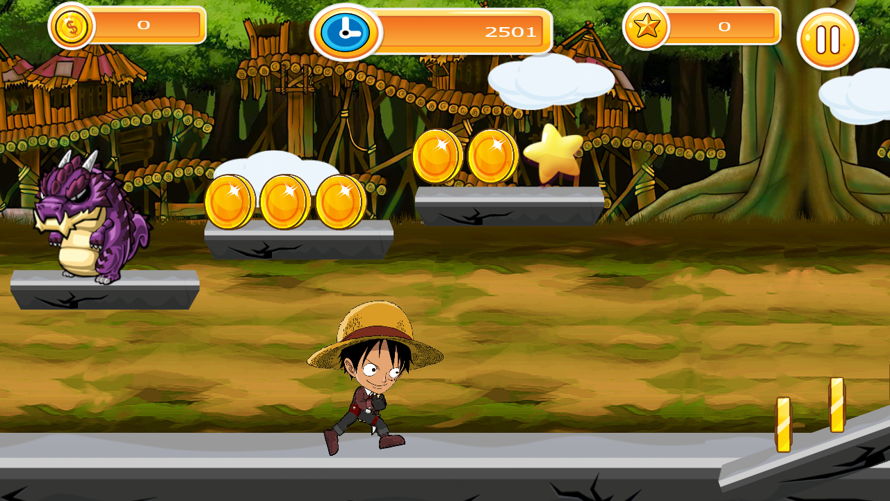 Luffy Adventure Run截图2