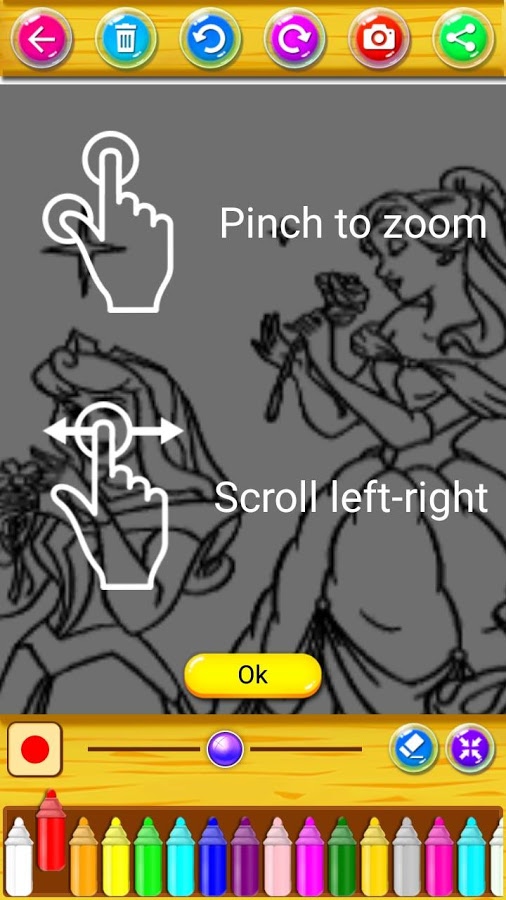 Learn to color Princesses截图2