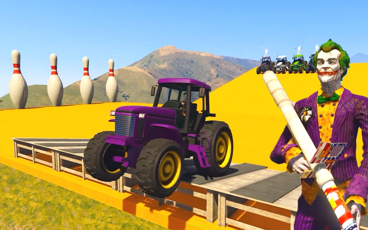 Superheroes Tractor Simulator Stunts截图2