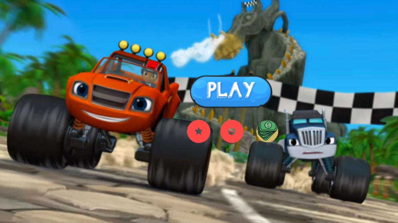 Blaze Monster Truck Race 2018截图3