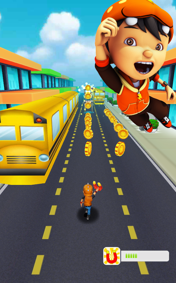 BoBoiBoy Subway Surfer: Run & Dash 3D Subway Game截图4