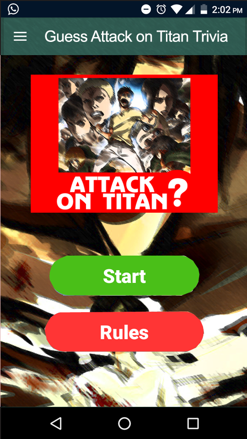 Guess Attack on Titan Trivia Quiz截图3