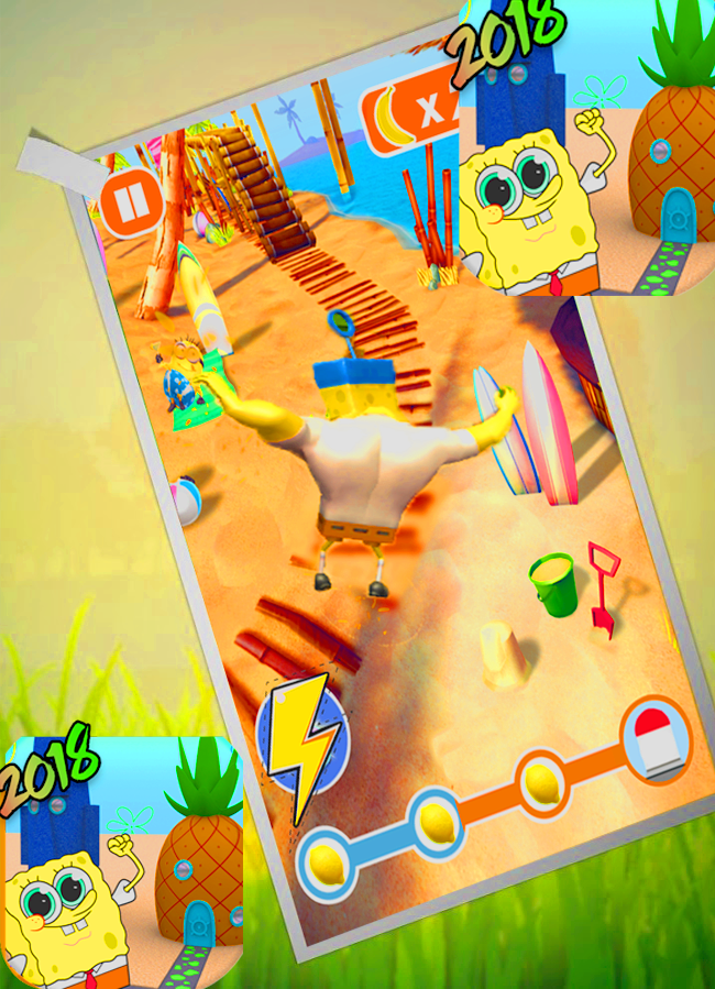 3D Rock Bikini-Bottom 2018 (sponge-bob) Game.截图3