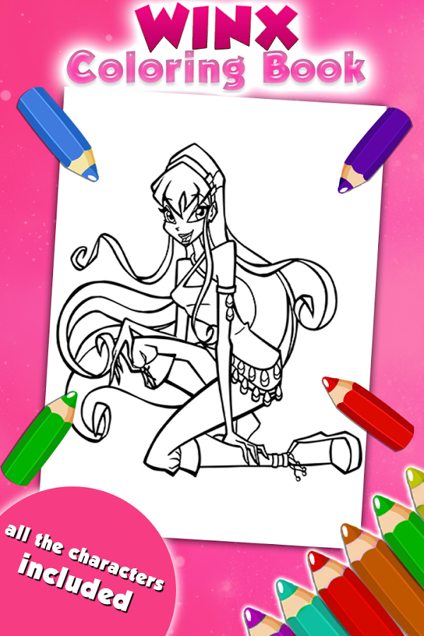 Coloring Game for Winx截图3