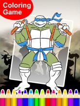 Coloring:Turtles Ninja Legends截图1