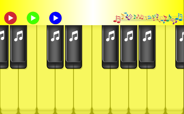 Yellow Piano With Magic Tiles Music Games截图1