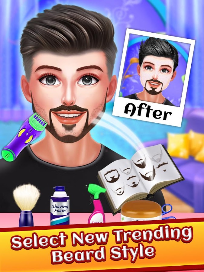 Indian Men's Salon - Indian Salon Game截图4