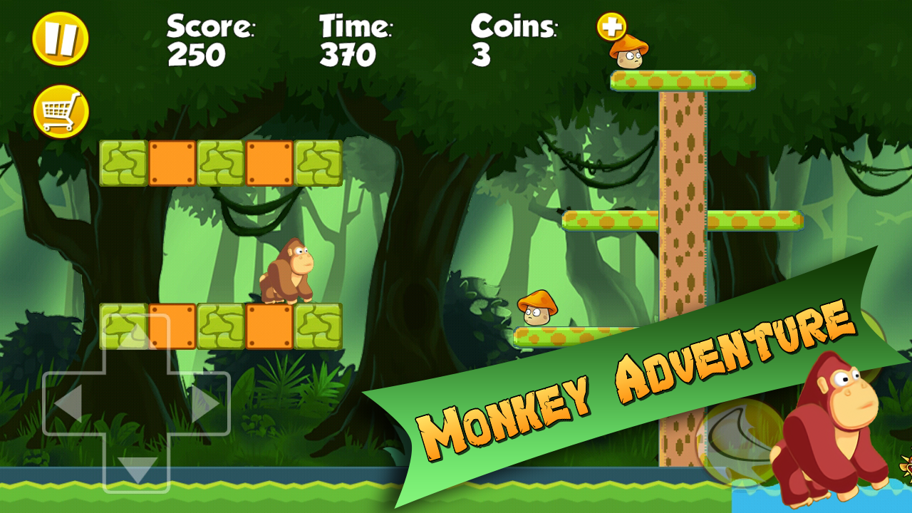 Monkey Adventure Run截图4