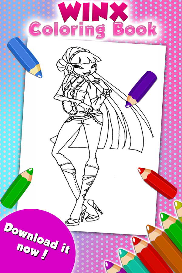 Coloring Game for Winx截图1