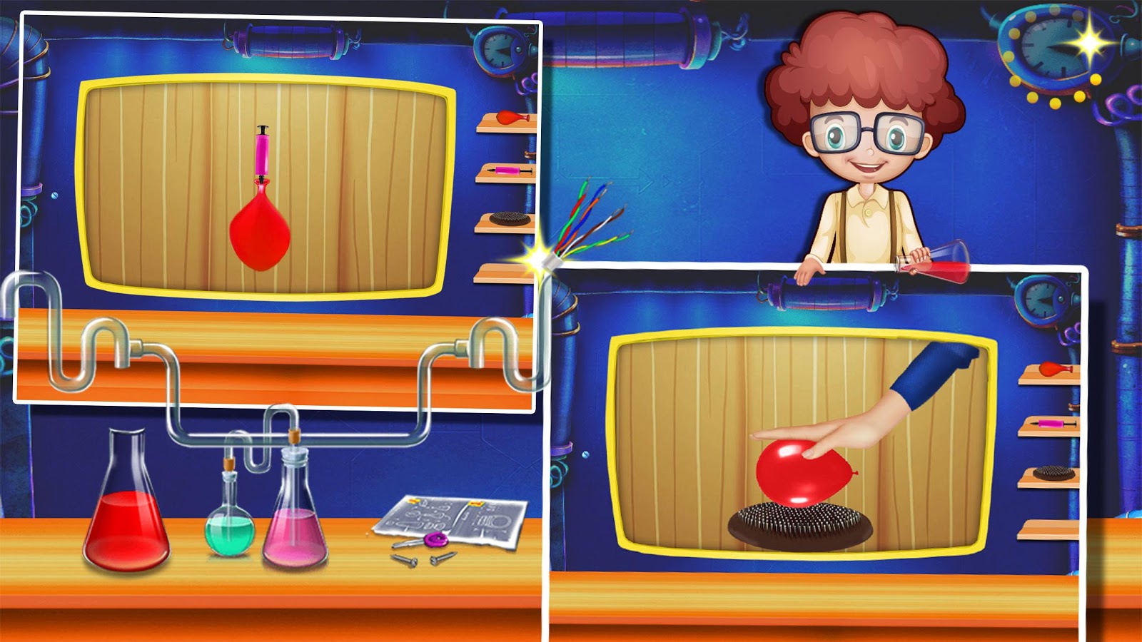 Science Experiments - Balloon Tricks Kids Learning截图2