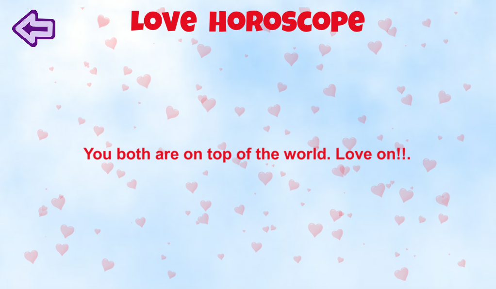 Love Story Horoscope Memory Game截图1