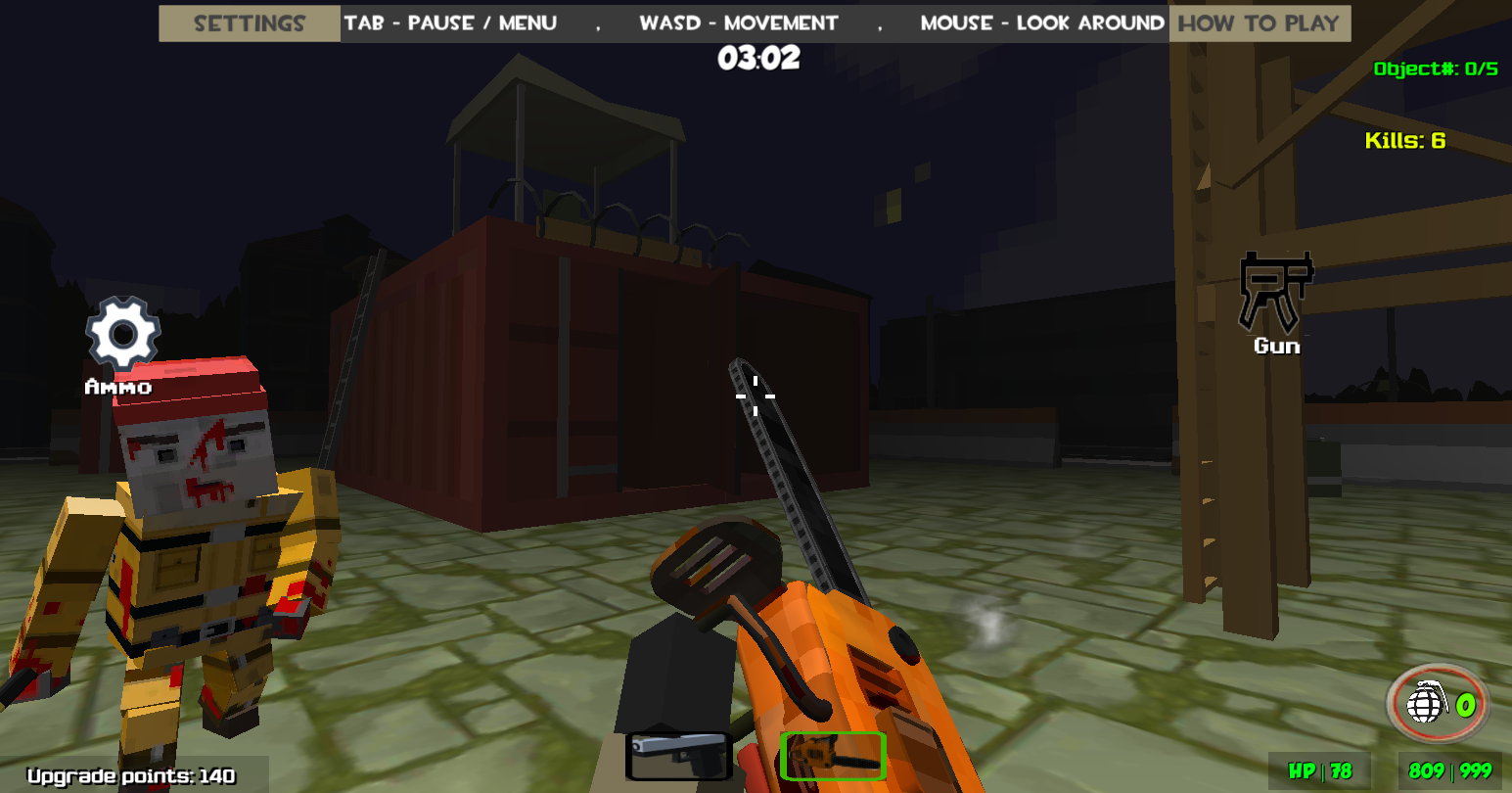 Zombie Arena 3D Survival Offline截图4