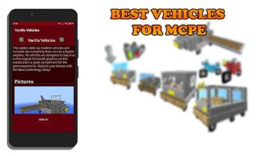 Vanilla Vehicles for MCPE截图1